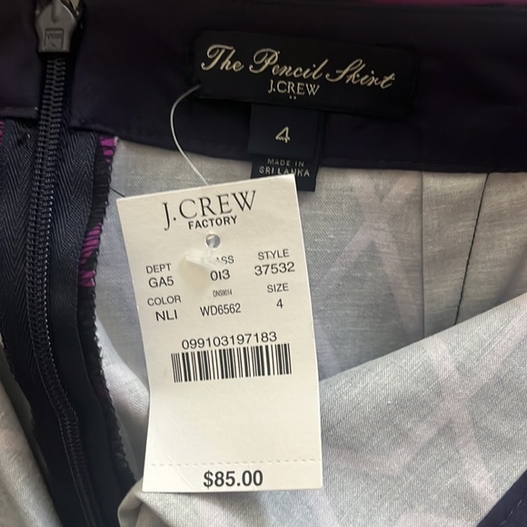 NEW J.Crew The Pencil Skirt size 4 - Picture 6 of 8